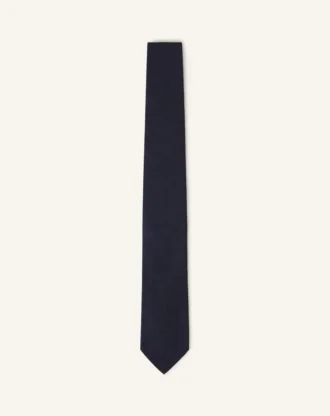 Plain Silk Pique Tie