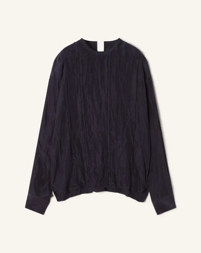 Pleated Silk Top Pleated Silk Top