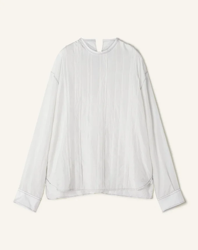 Pleated Silk Top Pleated Silk Top