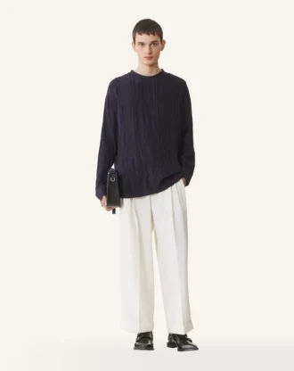 Pleated Silk Top