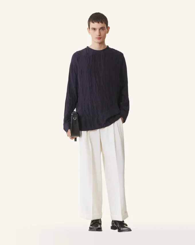 Pleated Silk Top Pleated Silk Top