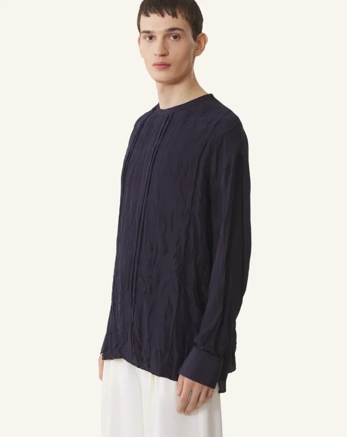 Pleated Silk Top Pleated Silk Top