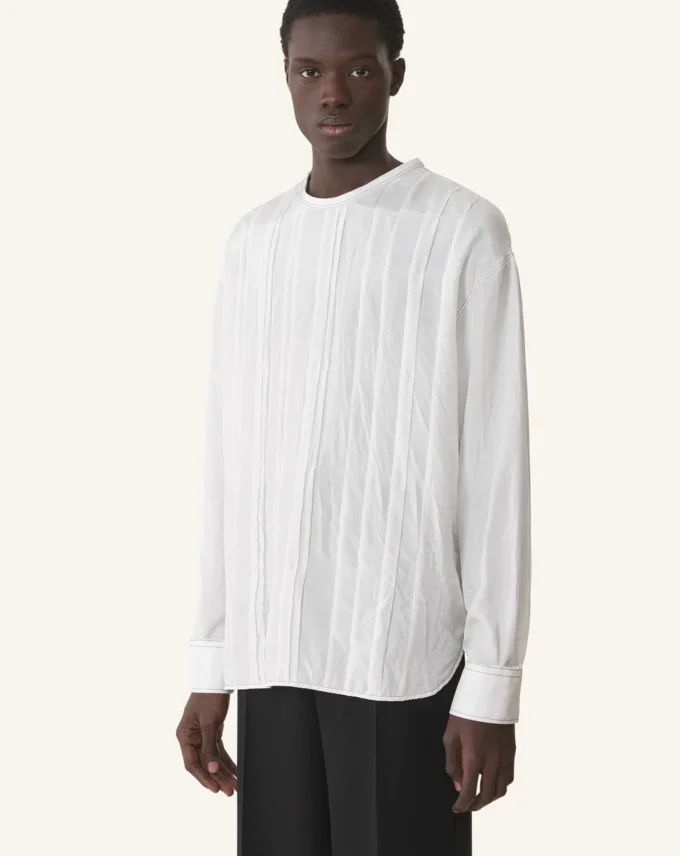 Pleated Silk Top Pleated Silk Top