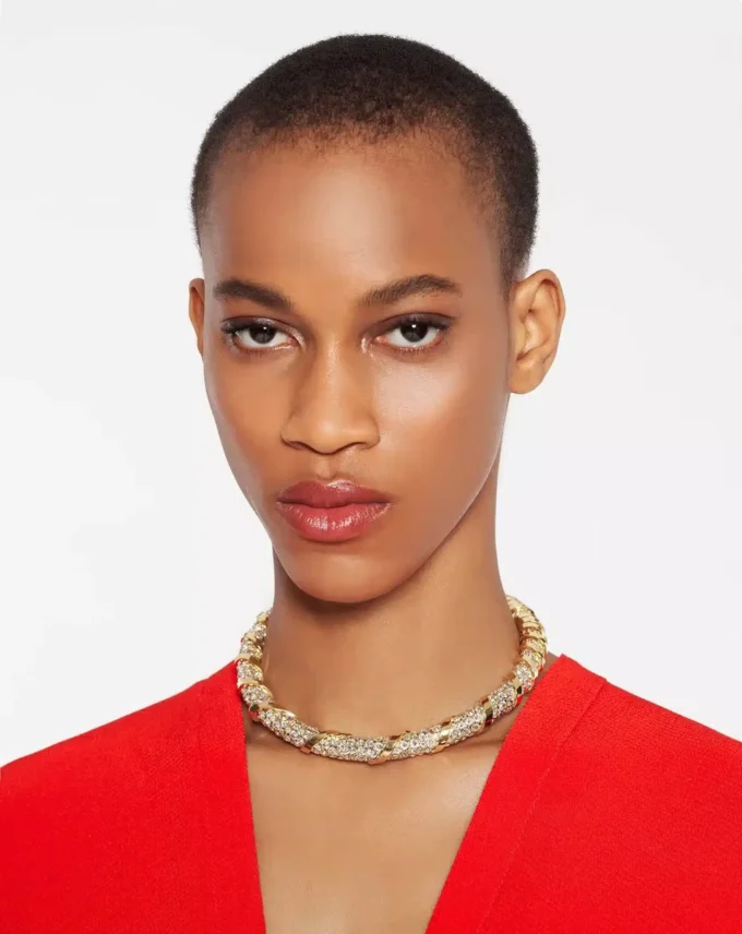 Rhinestone Melodie Choker Necklace Rhinestone Melodie Choker Necklace