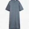 Satin T-Shirt Dress Satin T-Shirt Dress