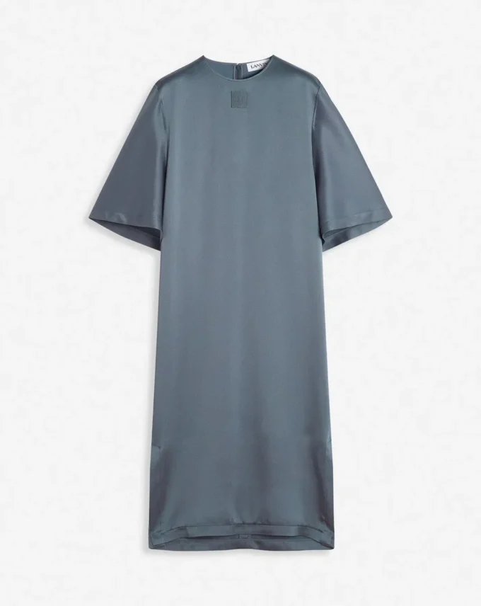 Satin T-Shirt Dress Satin T-Shirt Dress