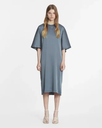 Satin T-Shirt Dress Satin T-Shirt Dress
