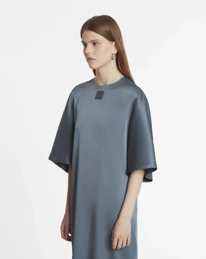 Satin T-Shirt Dress Satin T-Shirt Dress