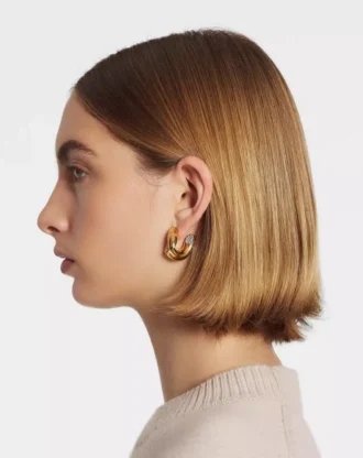 Sequence by Lanvin Rhinestone Earrings