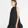 Short Dress with Ruffles