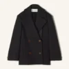 Short Peacoat in Wool Short Peacoat in Wool