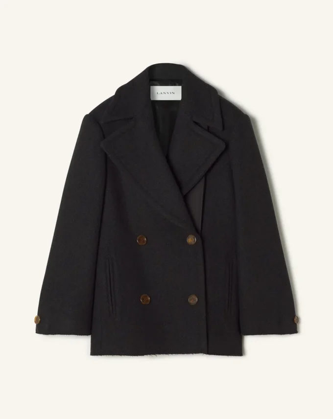 Short Peacoat in Wool Short Peacoat in Wool