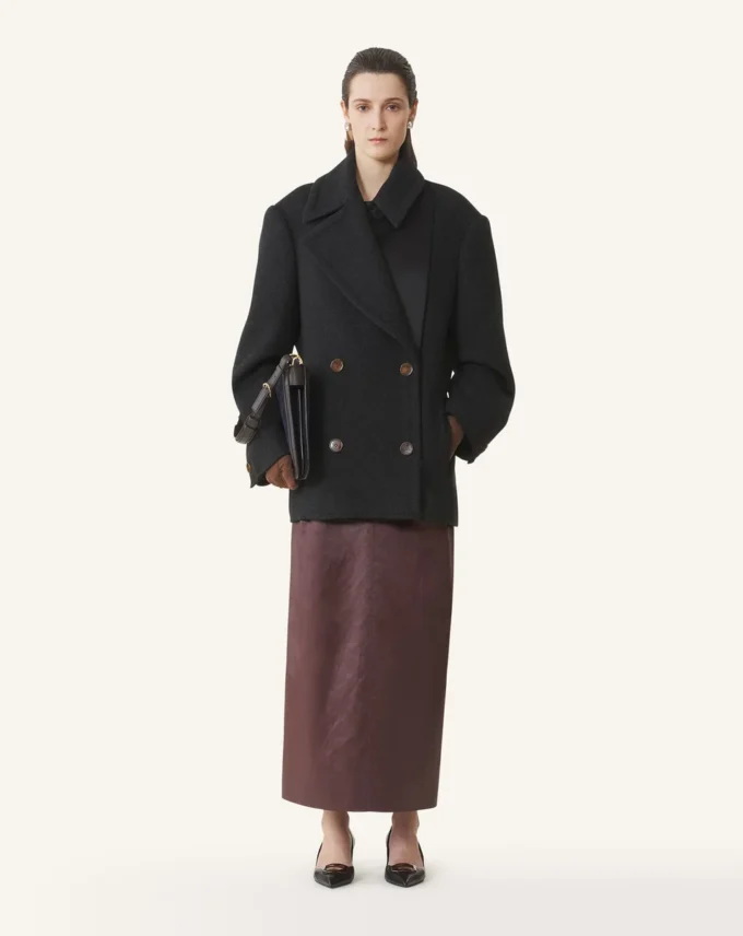 Short Peacoat in Wool Short Peacoat in Wool