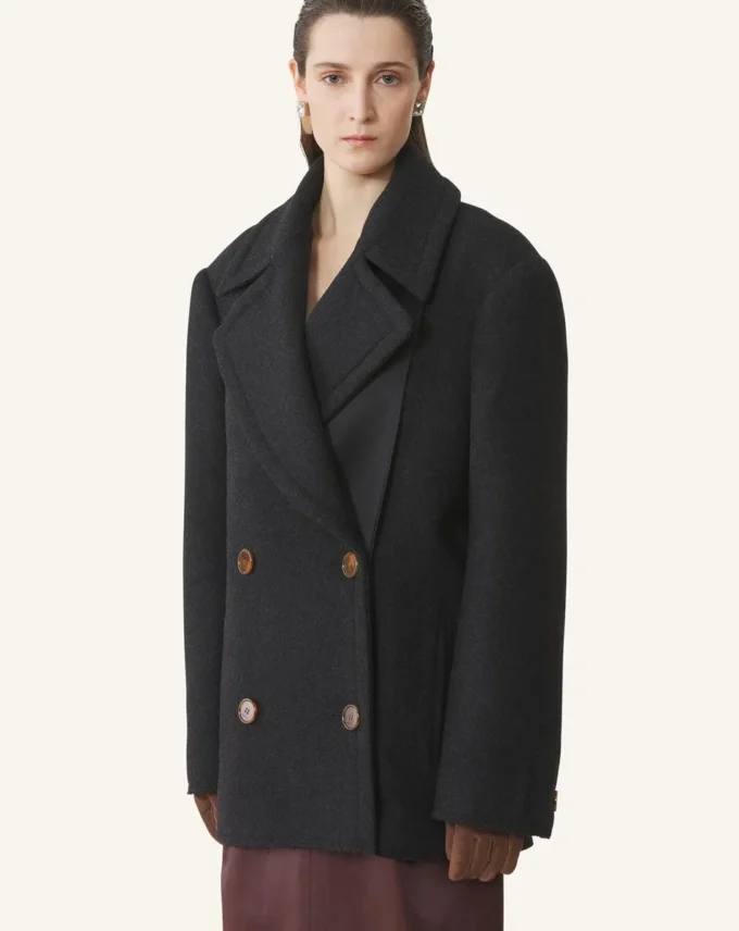 Short Peacoat in Wool Short Peacoat in Wool