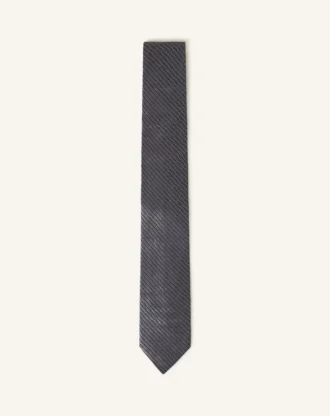 Silk Chevron Striped Tie