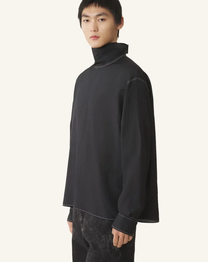 Silk High Neck Top Silk High Neck Top