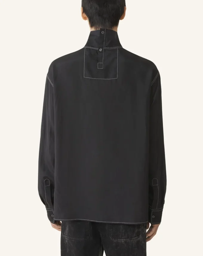 Silk High Neck Top Silk High Neck Top