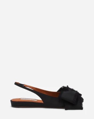 Slingback Ballerina Flat in Satin Slingback Ballerina Flat in Satin
