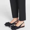 Slingback Ballerina Flat in Satin Slingback Ballerina Flat in Satin