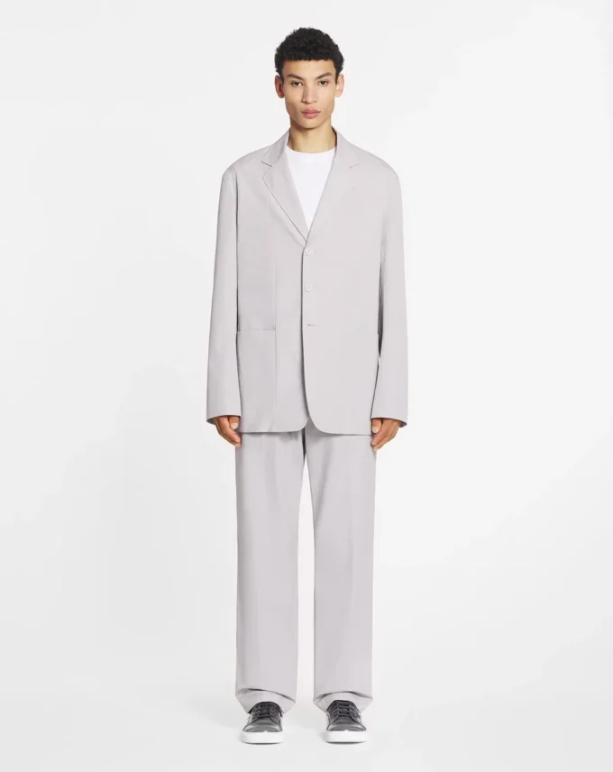Straight Fit Cotton Jacket Straight Fit Cotton Jacket