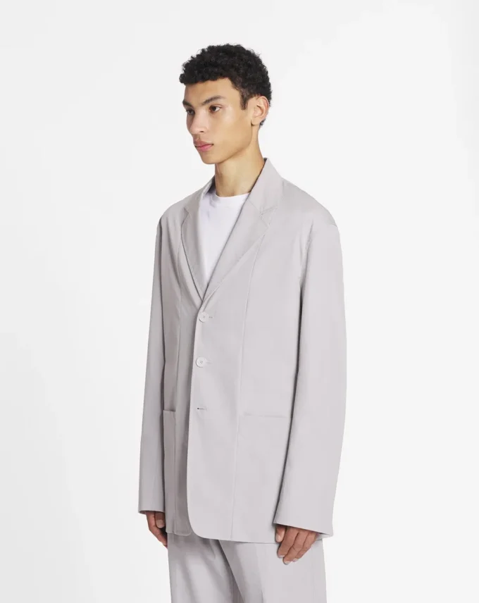 Straight Fit Cotton Jacket Straight Fit Cotton Jacket