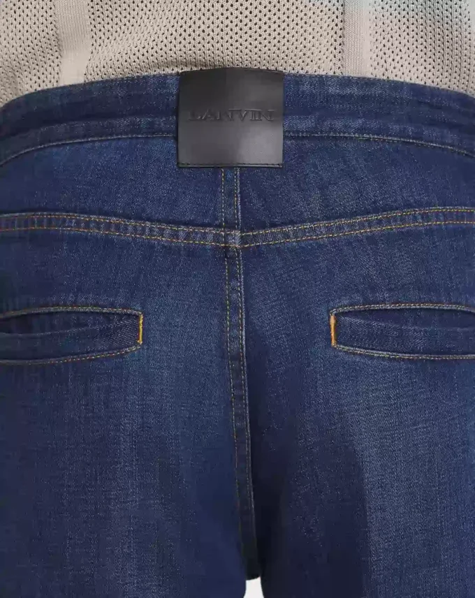 Straight Fit Denim Pants