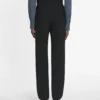 Straight Fit Wool Pants