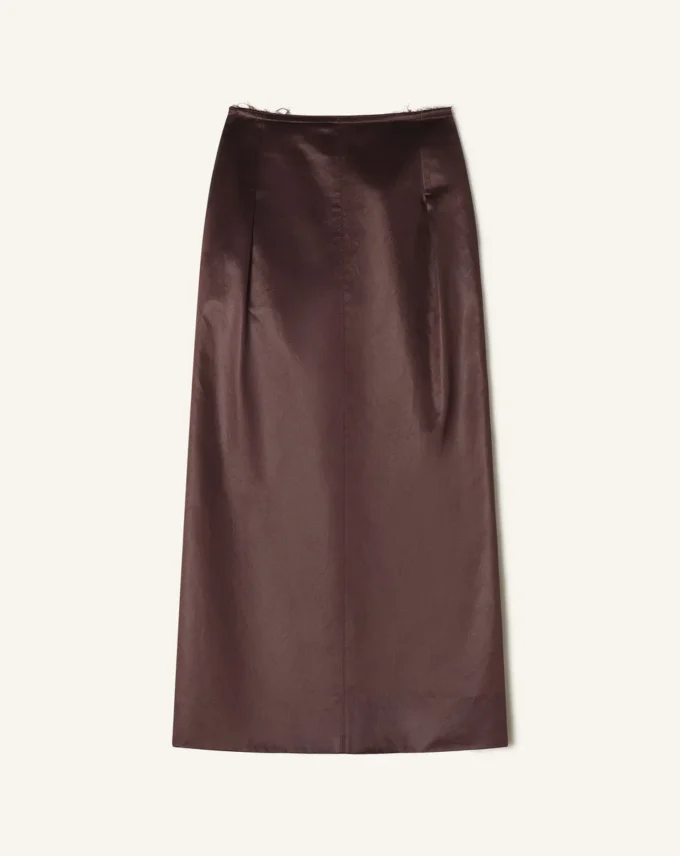 Straight Skirt in Cotton and Viscose Straight Skirt in Cotton and Viscose