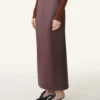 Straight Skirt in Cotton and Viscose Straight Skirt in Cotton and Viscose