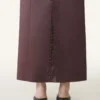 Straight Skirt in Cotton and Viscose Straight Skirt in Cotton and Viscose