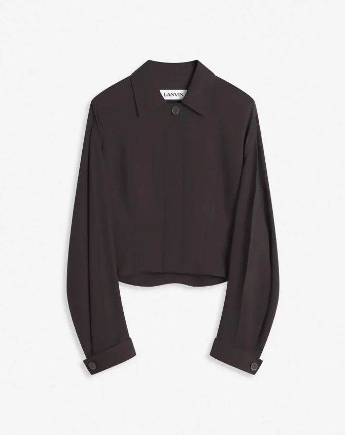 Tailored Wool and Viscose Jacket