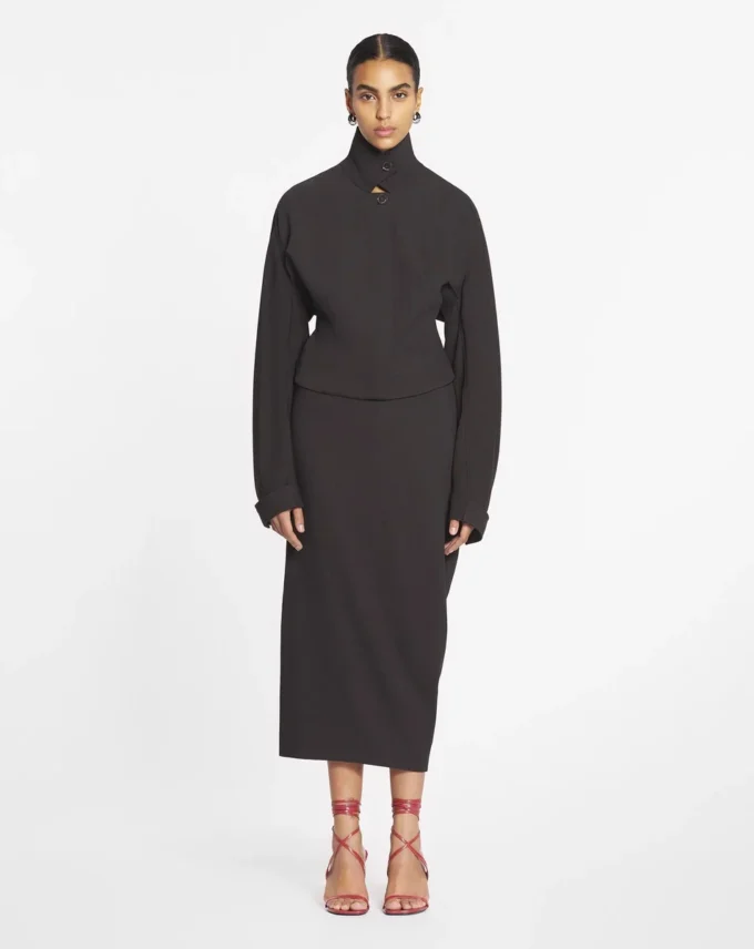 Tailored Wool and Viscose Jacket
