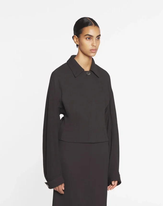 Tailored Wool and Viscose Jacket