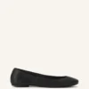 The Ballerina Flat in Leather