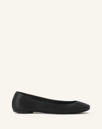 The Ballerina Flat in Leather