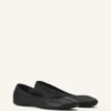 The Ballerina Flat in Leather