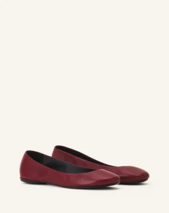 The Ballerina Flat in Leather