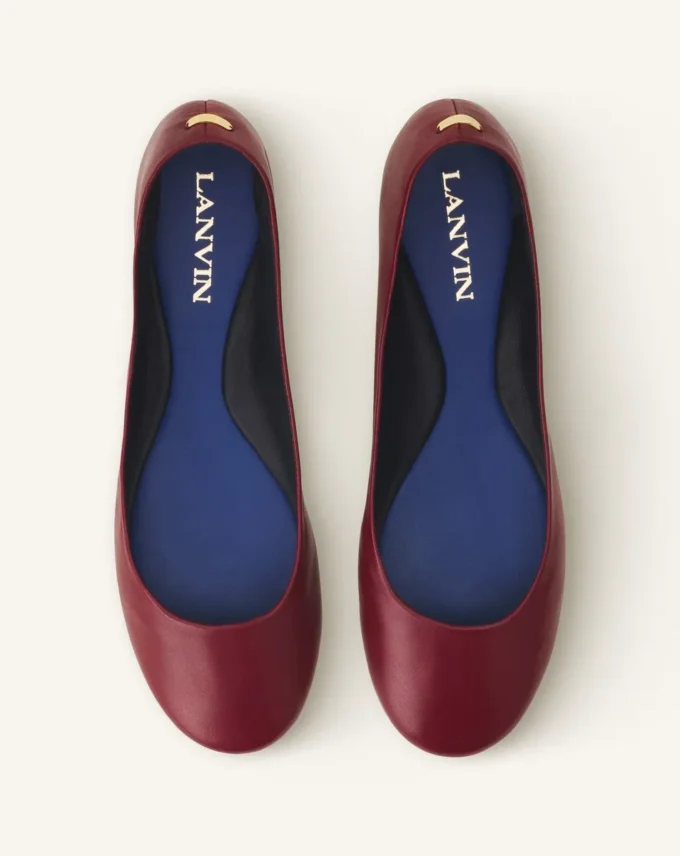 The Ballerina Flat in Leather The Ballerina Flat in Leather