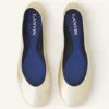 The Ballerina Flat in Metallic Leather The Ballerina Flat in Metallic Leather