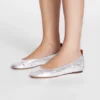 The Ballerina Flat in Metallic Leather The Ballerina Flat in Metallic Leather