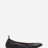 The Leather Ballerina Flat The Leather Ballerina Flat