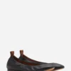 The Leather Ballerina Flat The Leather Ballerina Flat