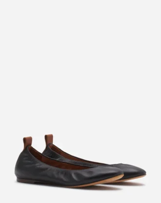 The Leather Ballerina Flat The Leather Ballerina Flat