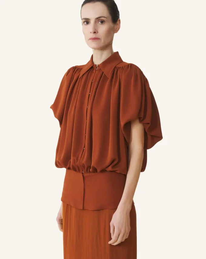 Top in Silk Georgette Top in Silk Georgette