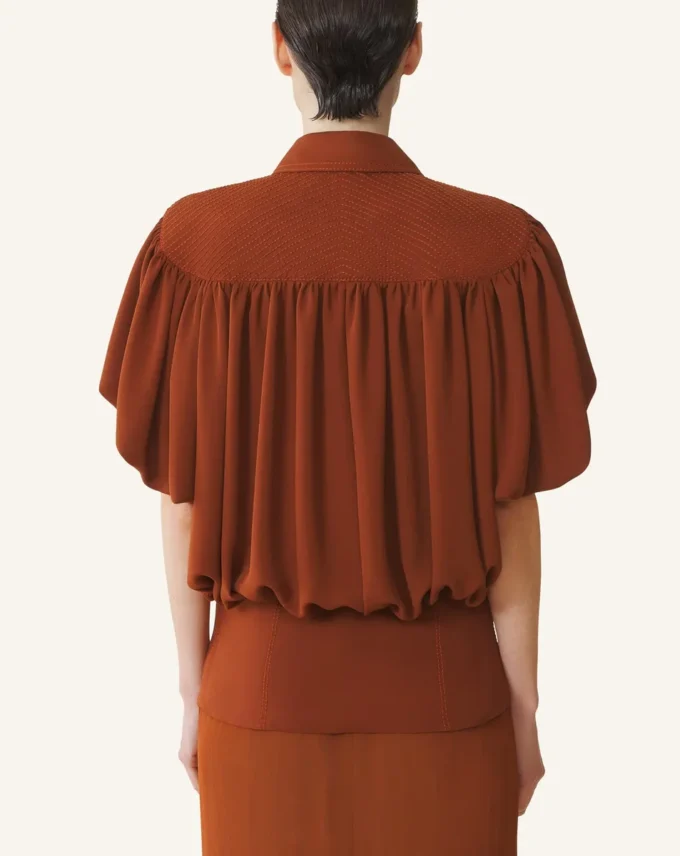 Top in Silk Georgette Top in Silk Georgette