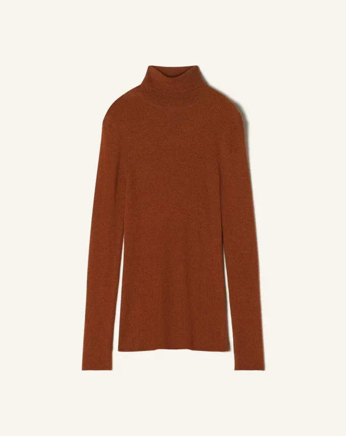 Turtleneck Sweater in Merino Wool and Silk Turtleneck Sweater in Merino Wool and Silk