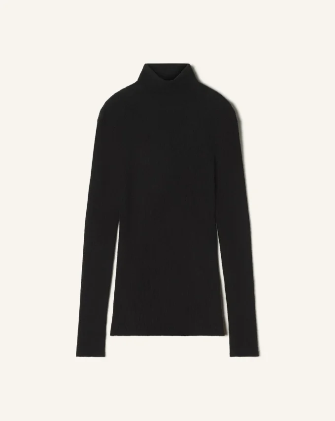 Turtleneck Sweater in Merino Wool and Silk Turtleneck Sweater in Merino Wool and Silk