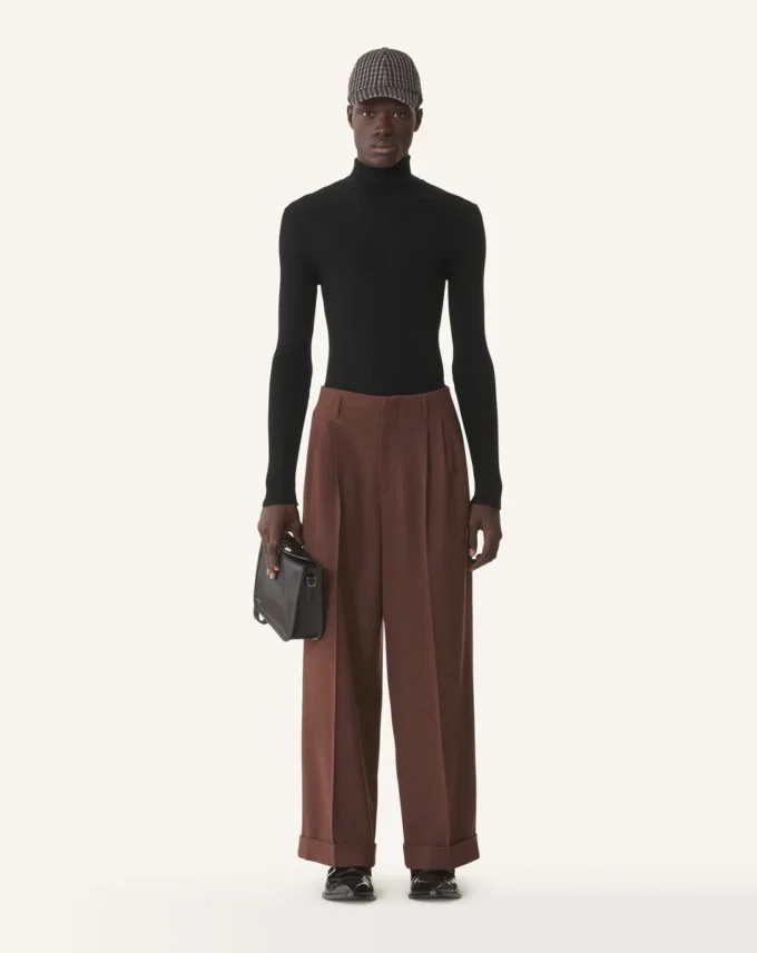 Turtleneck Sweater in Merino Wool and Silk Turtleneck Sweater in Merino Wool and Silk