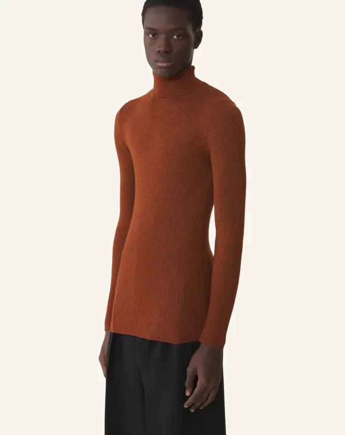 Turtleneck Sweater in Merino Wool and Silk Turtleneck Sweater in Merino Wool and Silk