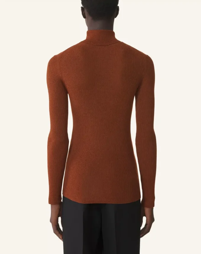 Turtleneck Sweater in Merino Wool and Silk Turtleneck Sweater in Merino Wool and Silk